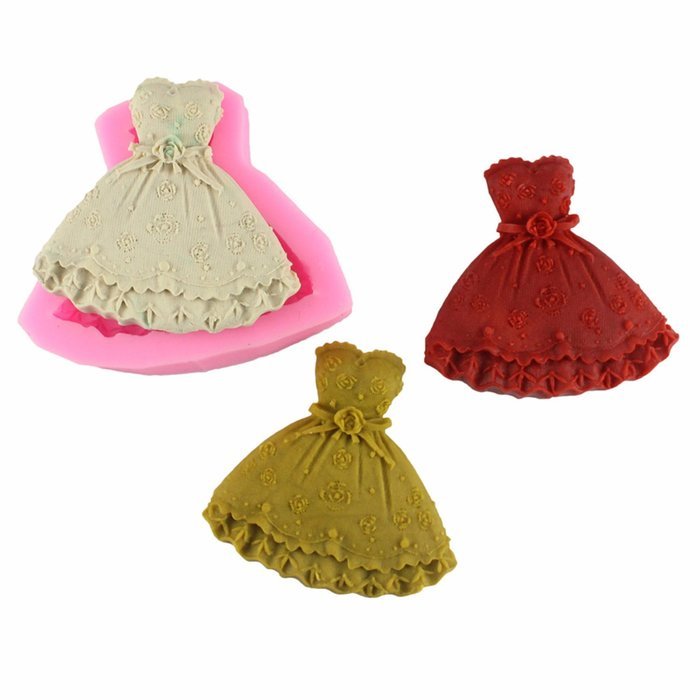 DIY Fondant Cake Lace Mold Baby Clothes Washing Line Silicone Molds Sugar Craft Mold Cake Decorating Ct394 N3