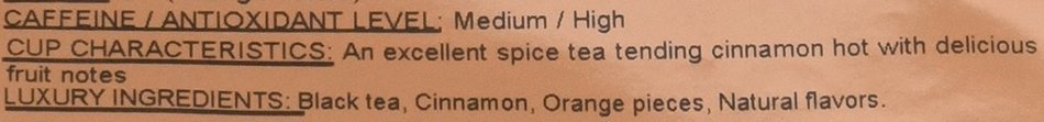 Metropolitan Tea 200 Count Pyramid Shaped Teabags, Le Marche Spice N3