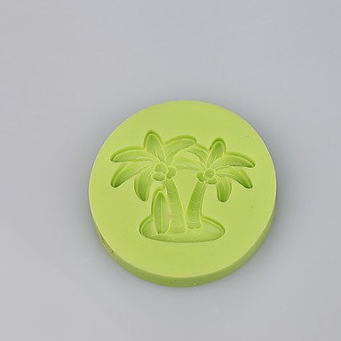 Y&XL&H Summer Beach Palm Tree Cupcake Decoration Silicone Fondant Mold Sugarcraft Tools Polymer Clay Chocolate... N2