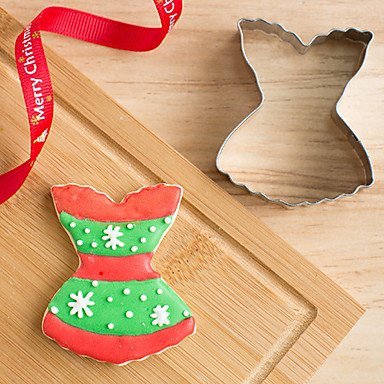 Sher Fashion Lady's Shapwear Shape Cookie Cutters Fruit Cut Molds Stainless Steel
