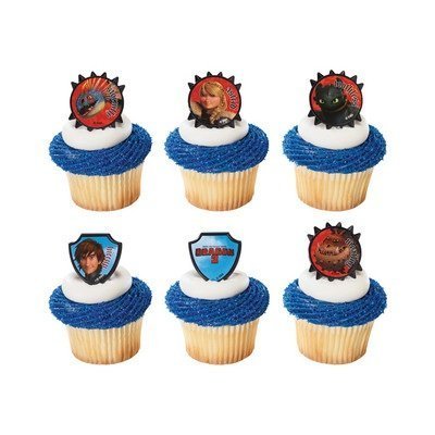 How to Train Your Dragon - Hiccup & Friends Cupcake Rings - 24 pcs