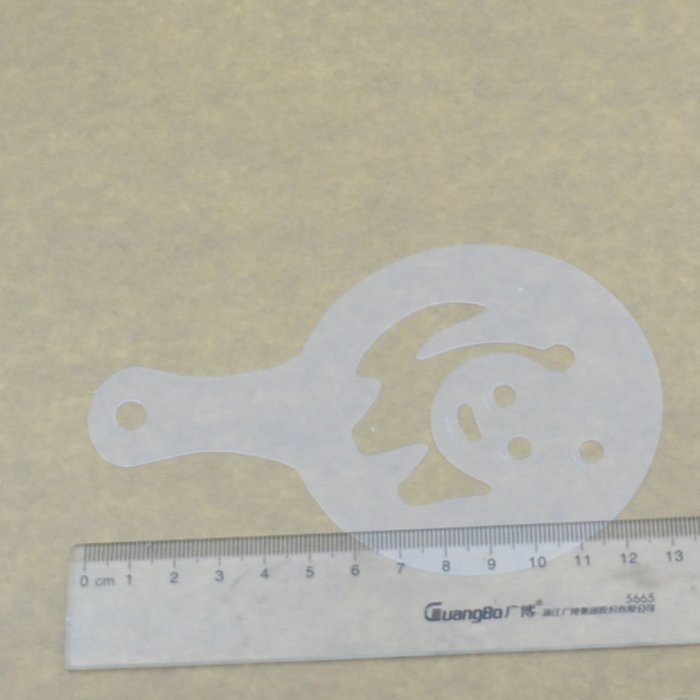 GXHUANG 16pcs Coffee Barista Cookies Stencils