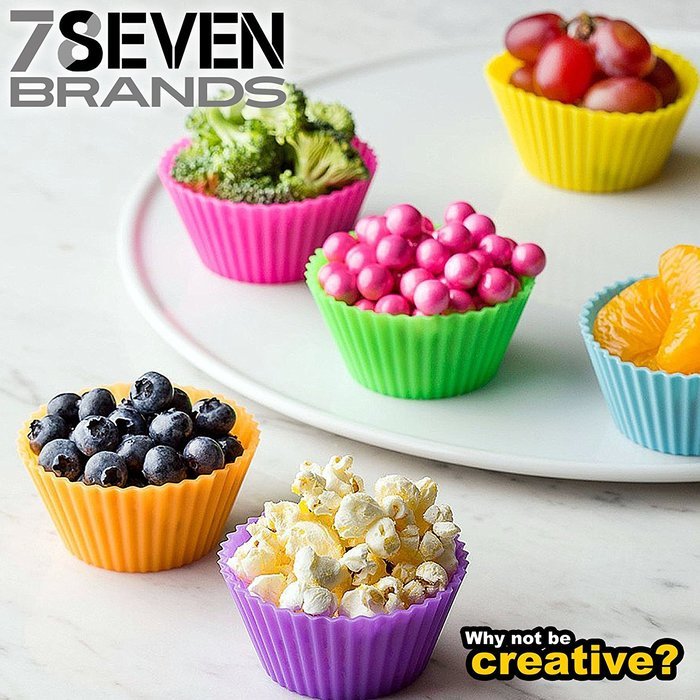 24 Silicone Muffin Cups. HIGH END. SUPER VALUE. Get It NOW! N4