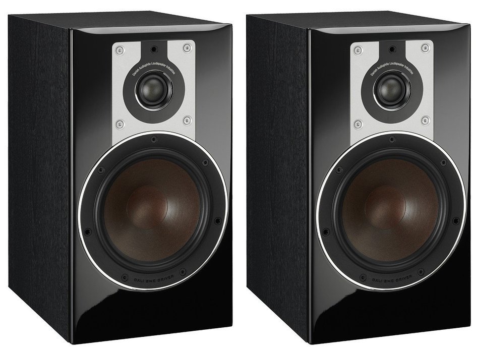 Dali Opticon 2 2-Way Bookshelf Speakers (Pair, Black Ash) N3