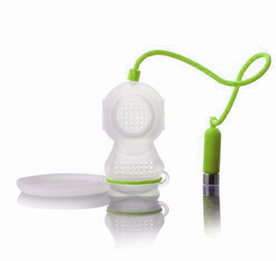Hosaire Tea Infusers Makers Diver Loose Leaf Strainer Bag Mug Filter(Green)