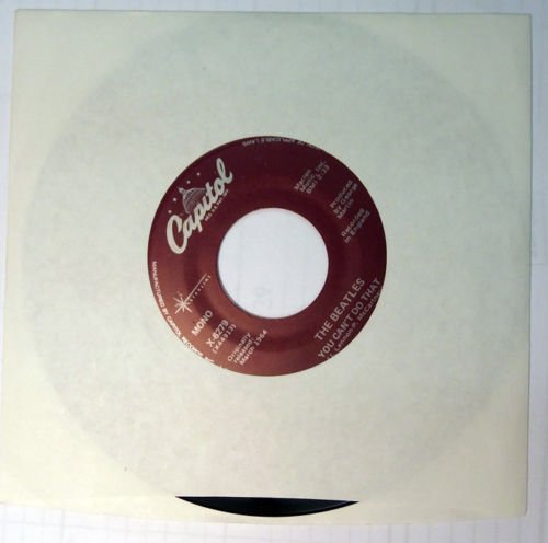 THE BEATLES " CAN'T BUY ME LOVE" 45 RPM Record Capitol Starline X-6279 !988