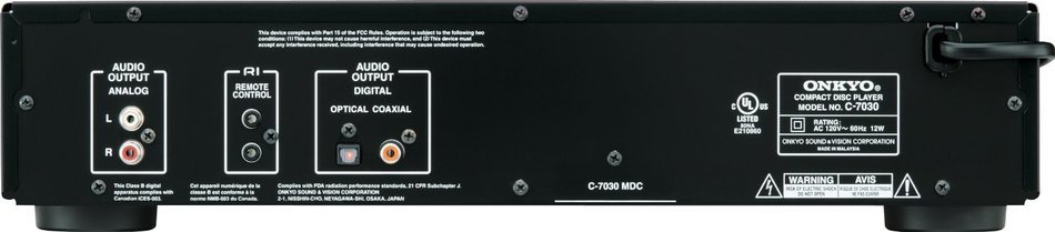 Onkyo C-7030 Compact Disc Player (Black) N3