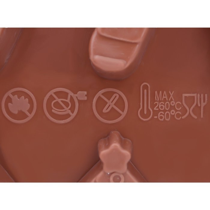 Mudder 2 Pack Silicone Christmas Chocolate Molds, Cake Candy Jelly Ice Tray Mould, Coffee N6