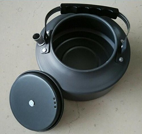 Drhob Outdoor camping camping kettle boils water kettle 1.1 l Coffeepot convenient aluminum kettle N3