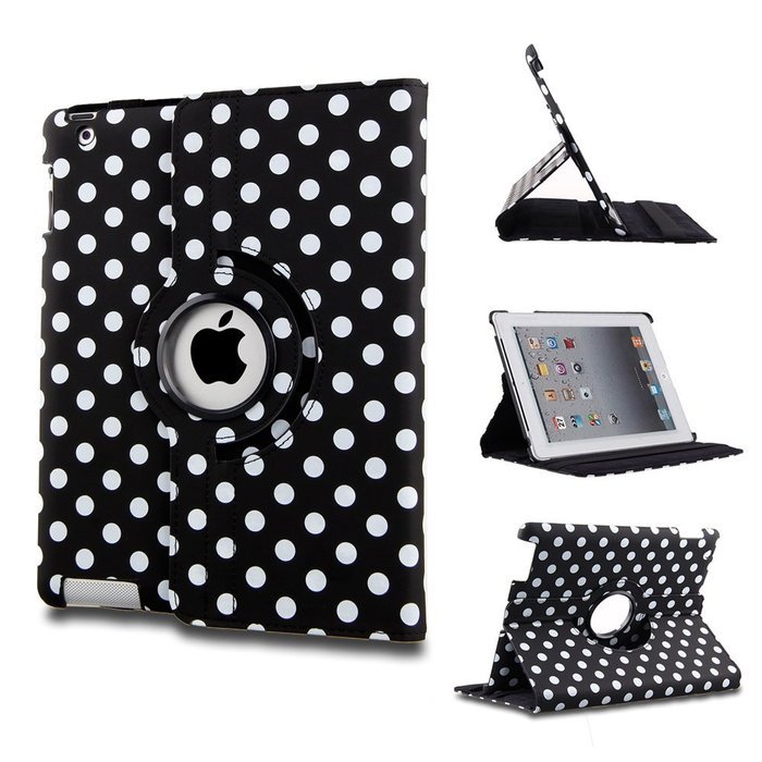 ELEOPTION(TM) Auto Sleep/Wake Function 360 Degree Rotating Smart Case Cover for 7.9 inch Apple iPad Mini/iPad... N71