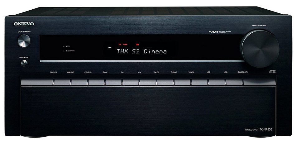 ONKYO AV Receiver 7.1ch high-resolution sound source / Dolby Atmos corresponding black TX-NR838 (B) N3
