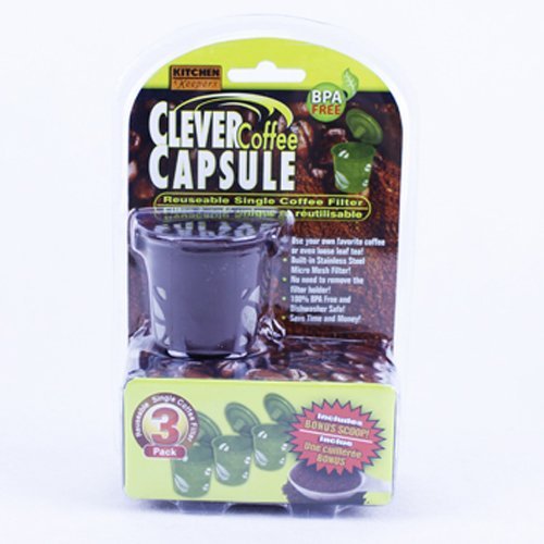 3 pack in 1 set Reusable Coffee Filter for Keurig (not 2.0) Smart Pod Alternative K-Cup Coffee Clever Coffee Capsule N2