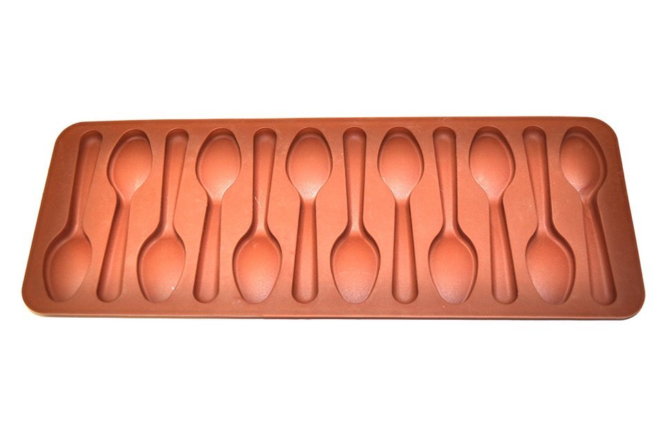 Silicone Spoon Chocolate Mold 12 Cavities N2