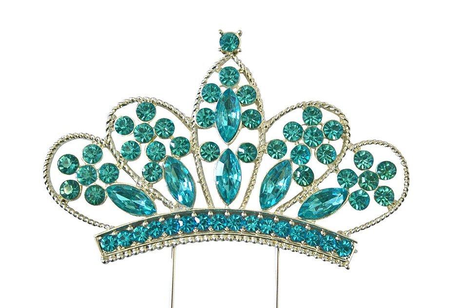 Cake Topper Sparkle Rhinestone Princess Cake Topper Crown Cake Topper Princess Party Baby Shower Cake Topper (... N6
