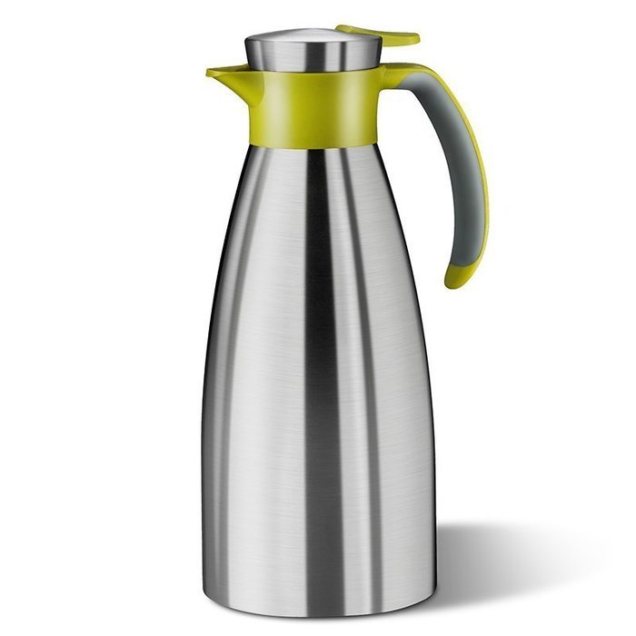 Emsa 18/10 Stainless Steel Soft Grip Carafe, 34-Ounce, Black N16
