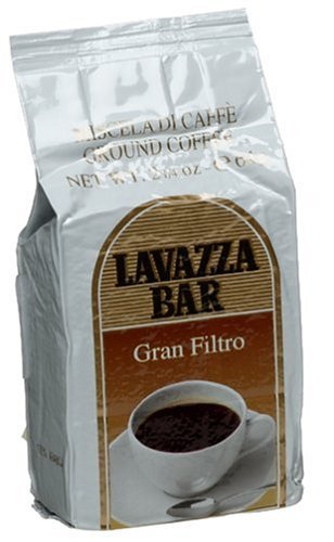 Lavazza Ground Gran Filtro Coffee, 2 1/4-Ounce Brick