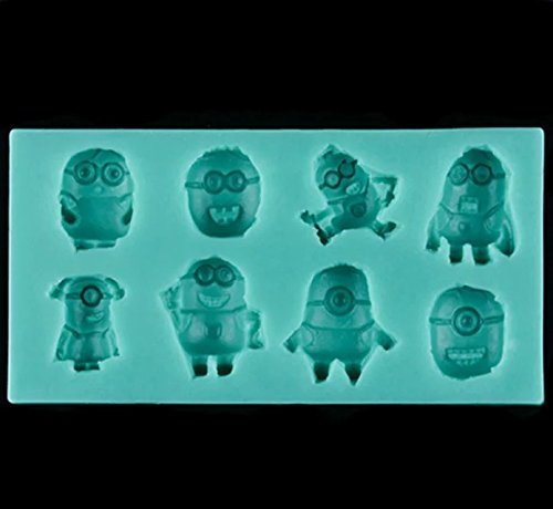Topnew-Candy Cavity Silicone Chocolate Mold Candy and Gummy Moulds Minions H2365 N7
