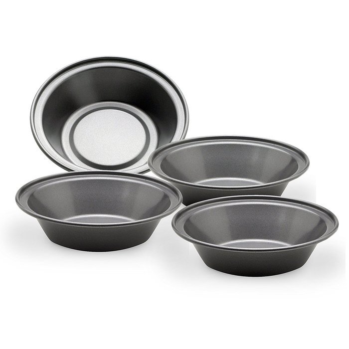 Mrs. Anderson&rsquo;s Baking Nonstick Mini Tart and Pot Pie Pan Set, 5-Inch, Set of 4 N2