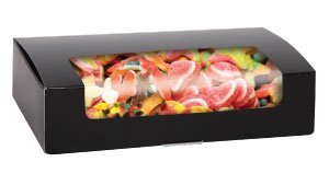 1/2 lb. Red Auto Bottom Candy Box - Case of 250 N14