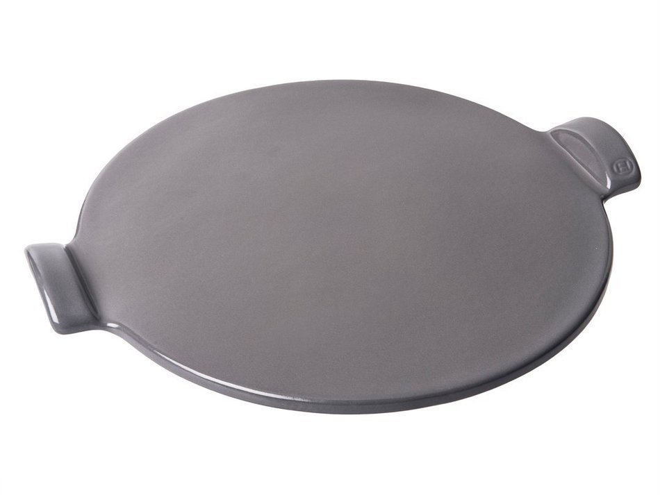 Emile Henry Made in France Flame Top Pizza Stone, Black. Perfect for Pizzas or Breads. In the Oven, On Top of... N7