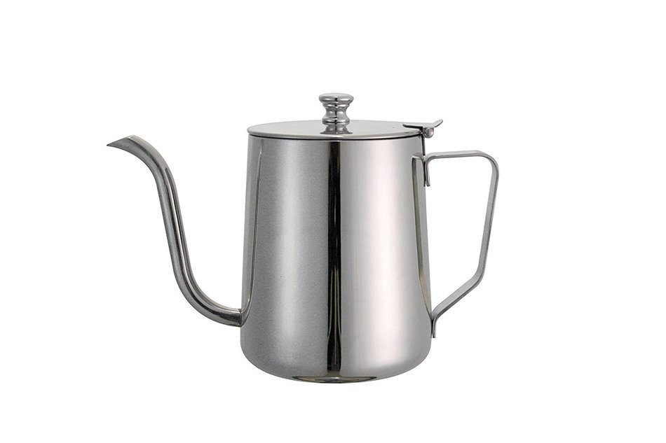 Coffee Pour Over Drip Kettle with Lid 590ml /20oz stainless with goosenek for brew coffee or tea