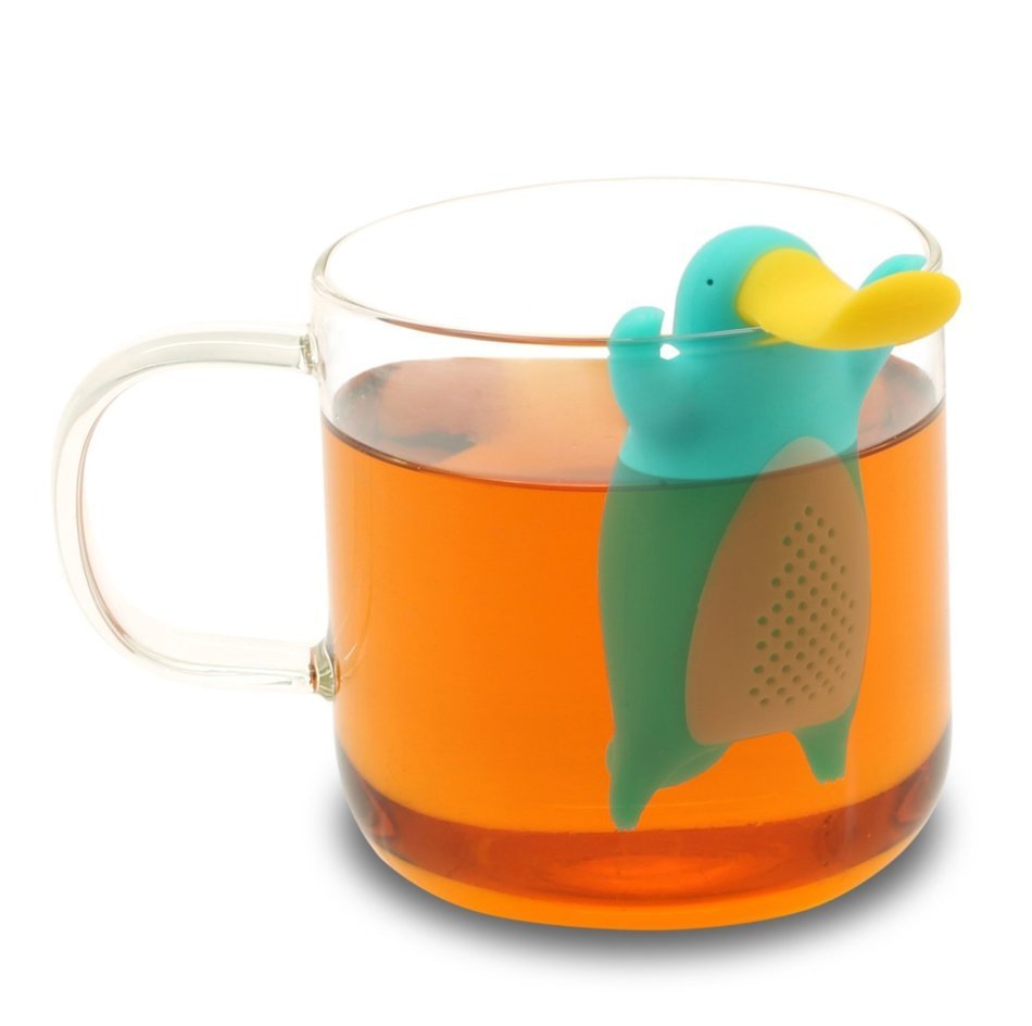 Bekith 3 Pack Silicone Platypus Loose Leaf Tea Infuser Strainer for Herbal Weight Loss Tea and Mulling Spices N4