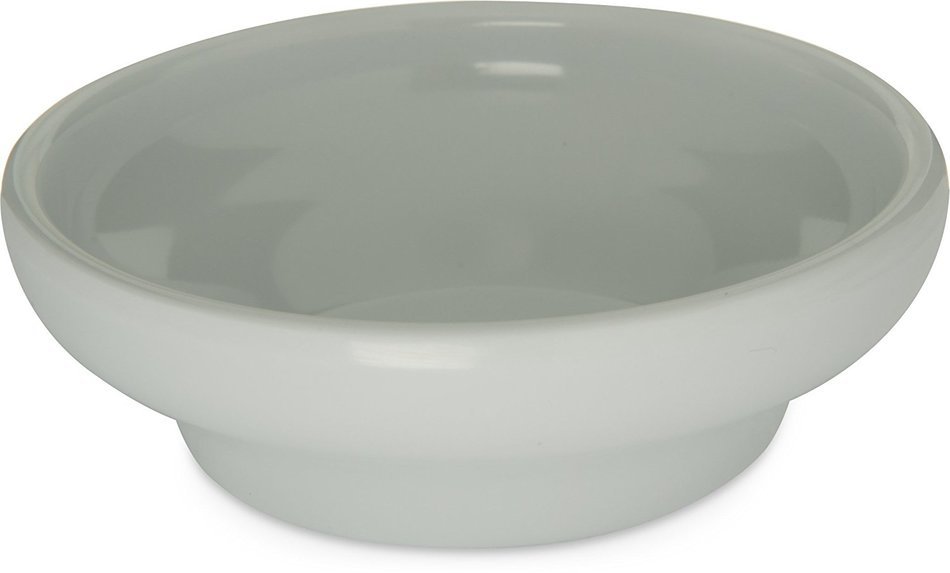 Carlisle 087502 Melamine Salsa Dish, 5 oz Capacity, White (Case of 48) N3