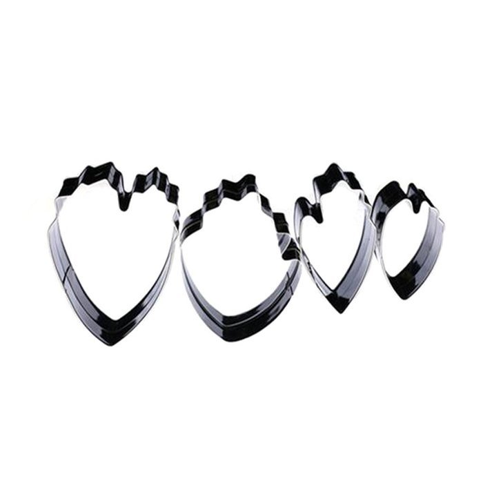 MuLuo Peony Stainless Steel Cookie Cutter Biscuit Bread Biscuit Molds Set N3