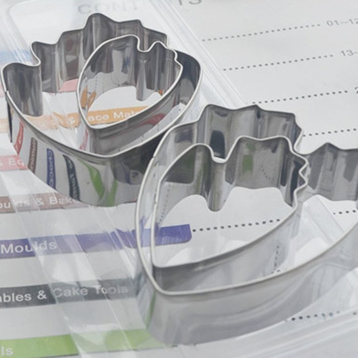 MuLuo Peony Stainless Steel Cookie Cutter Biscuit Bread Biscuit Molds Set N4