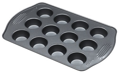 Wilton Mini Muffin Pan 12 Cup Non Stick Steel N2