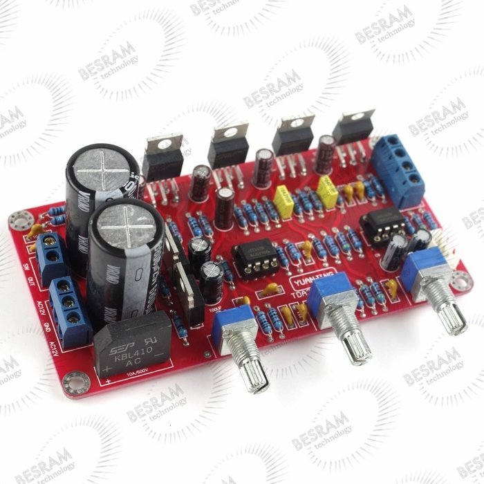 LM1875 NE5532 IC 25W*2+50W Audio Subwoofer Amplifier Assembled Board N2