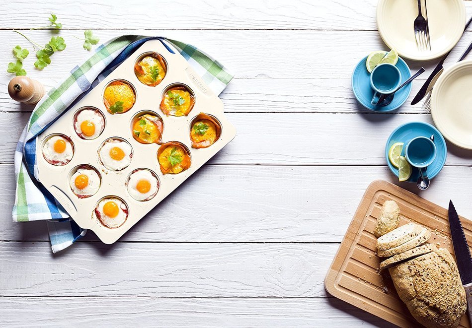 GreenLife 12 Cup Non-Stick Ceramic Muffin Pan