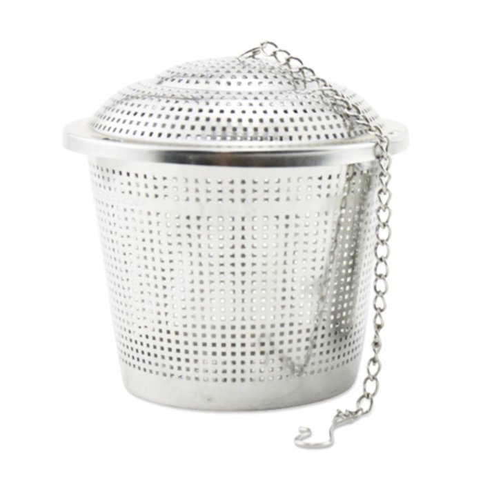 Tea Strainer, Newness 304 Food Grade Stainless Steel Tea Strainer with Lid and Extended Chain - Tea Infuser /... N14