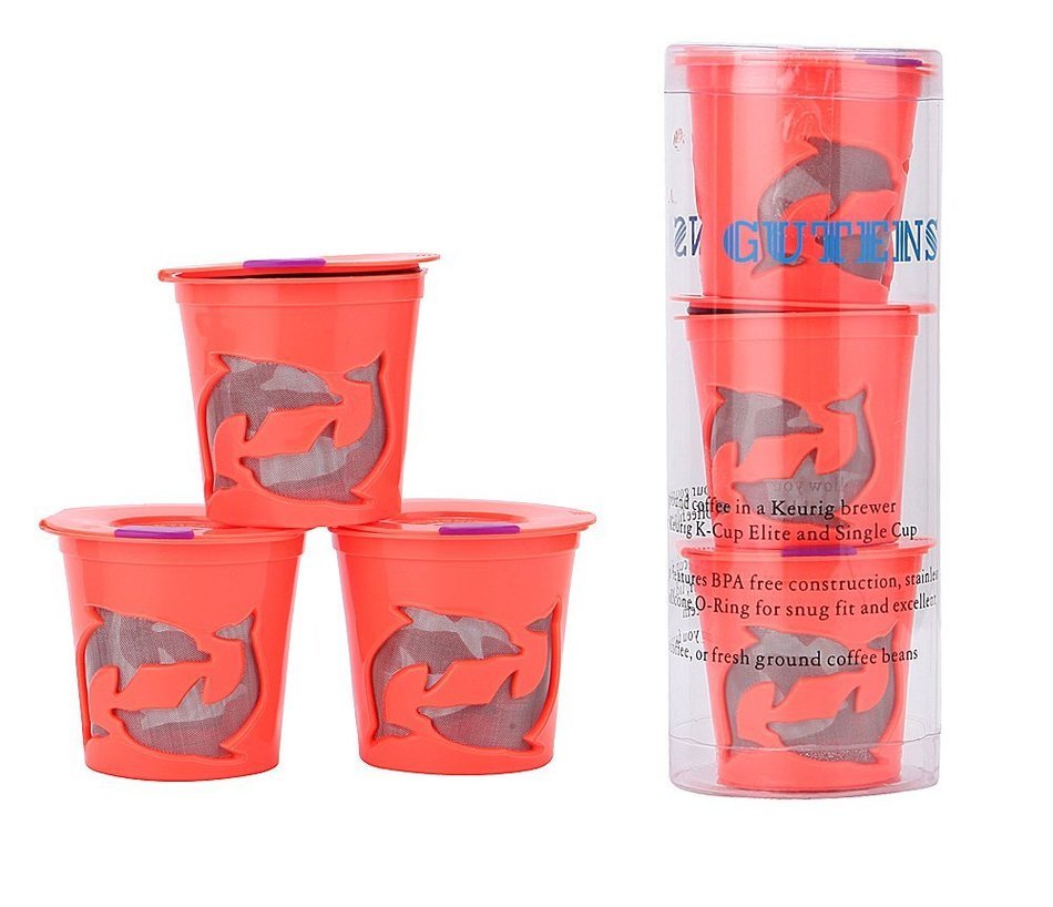 Gutens Reusable Coffee Filter Coffee Cup for Keurig 2.0 - K300, K400, K500 Series and All Keurig 1.0 Series -... N9