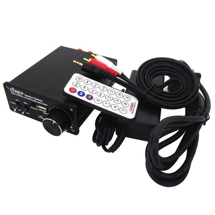 Julyfox&reg; Hi-fi High Power 320w Mp3 Digital Power Amplifier Amplificador Stereo Home Audio Amplifier Kit with Remote... N4