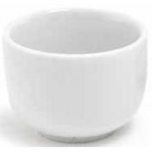 Front Of The House Porcelain White Mini Ramekin Cup, 2 Ounce -- 12 per case.