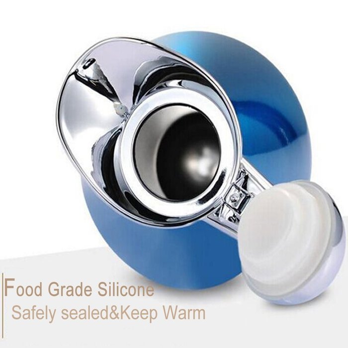 Satin Finish Stainless Steel Thermal Coffee Pot, Vacuum Insulated Carafe Flask Tea Kettle, 1.5 Liter N36