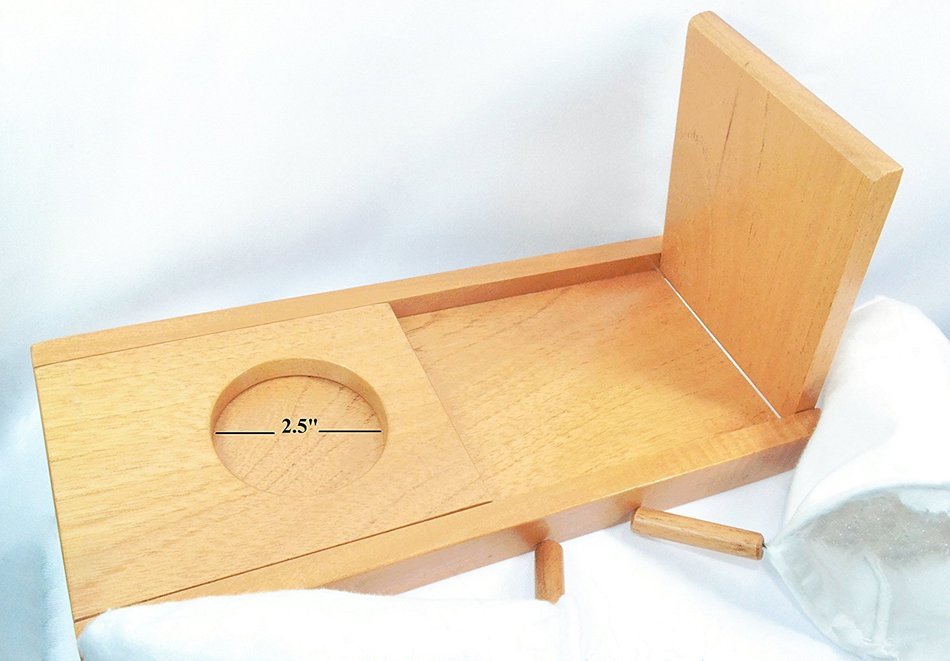 Ticoland Chorreador,Costa Rica Handmade Foldable Wooden Stand Coffee Maker,Included:1 Large+1 Medium Reusable... N14