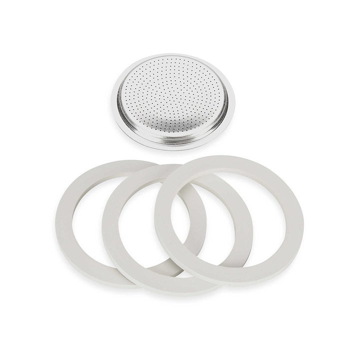Bialetti Gaskets & Filter Set for Bialetti Moka Express 9-Cup Espresso Machine
