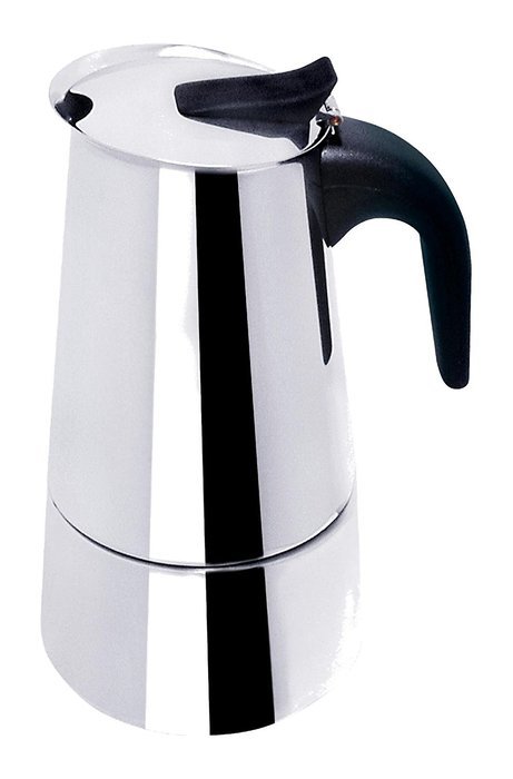 BC Classics BC-40609 6-Cup Espresso Maker with Black Handle