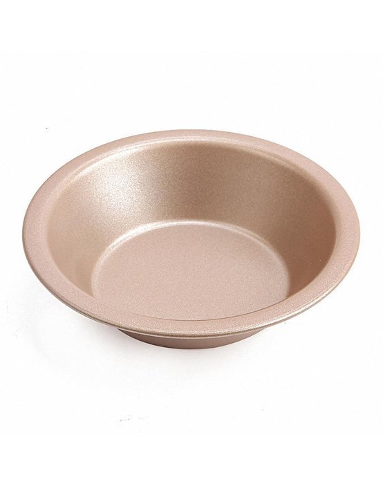 MyLifeUNIT Nonstick Mini Pie Pan, 6 inch Bun Mold Pan, Gold