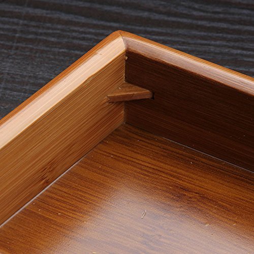 Bamboo Tea Tray Solid Bamboo Tea Board Kung Fu Tea Tools For Cup Teapot Crafts Tray 22*12*4cm N2