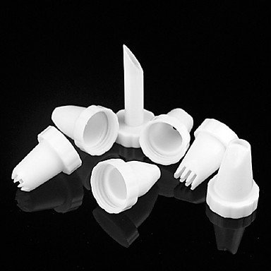 Y&XL&H Icing Cake Decorating Set Piping 8 Pcs Nozzles Syringe Modelling Tools N3