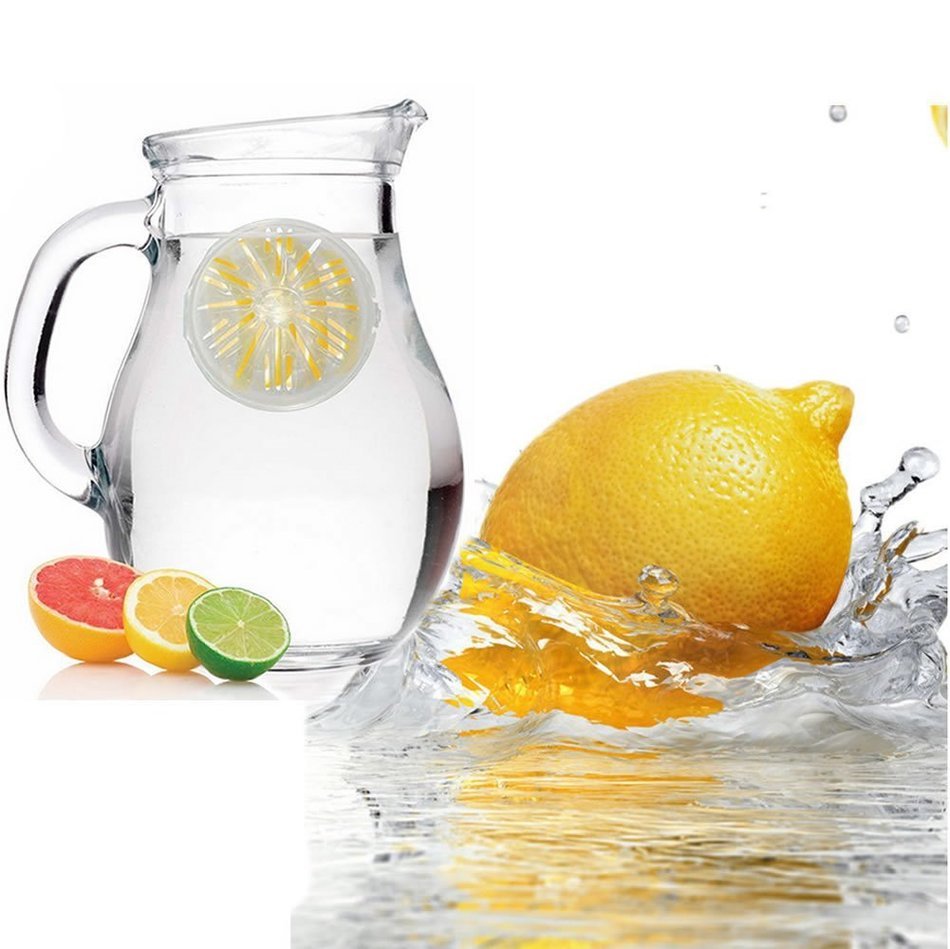 HeroNeo&reg; New Fruit Infuser Ball Plastic Infusing Water Sports Lemon Juice Filter Strainer N6