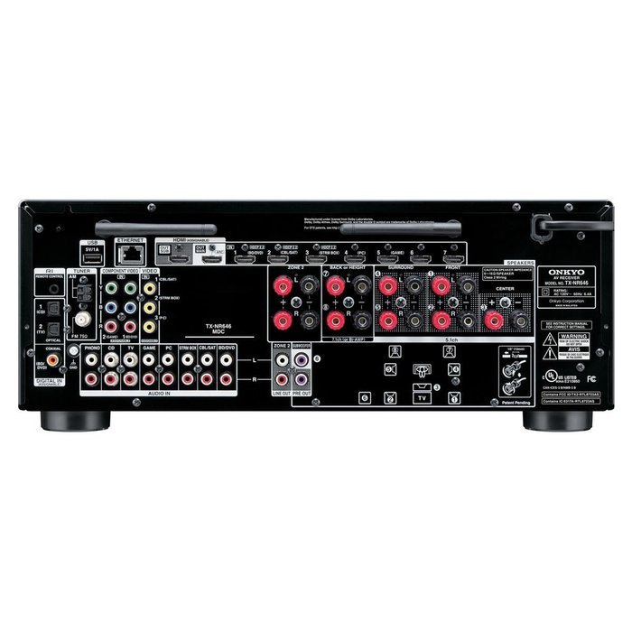 Onkyo TX-NR646 7.2-Channel Network AV Receiver with Infinity Primus P253 3.1 Channel Home Theater Speaker Package... N6