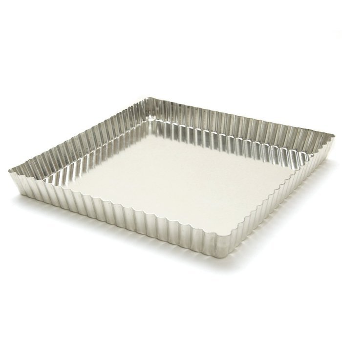 Square Quiche/Tart Pan with Removable Bottom by Gobel, 9 Inch