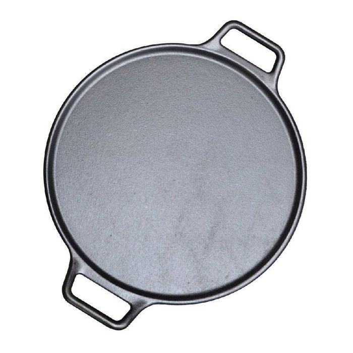 P14P3 Cast Iron Pizza Pan Black 14-inch N3