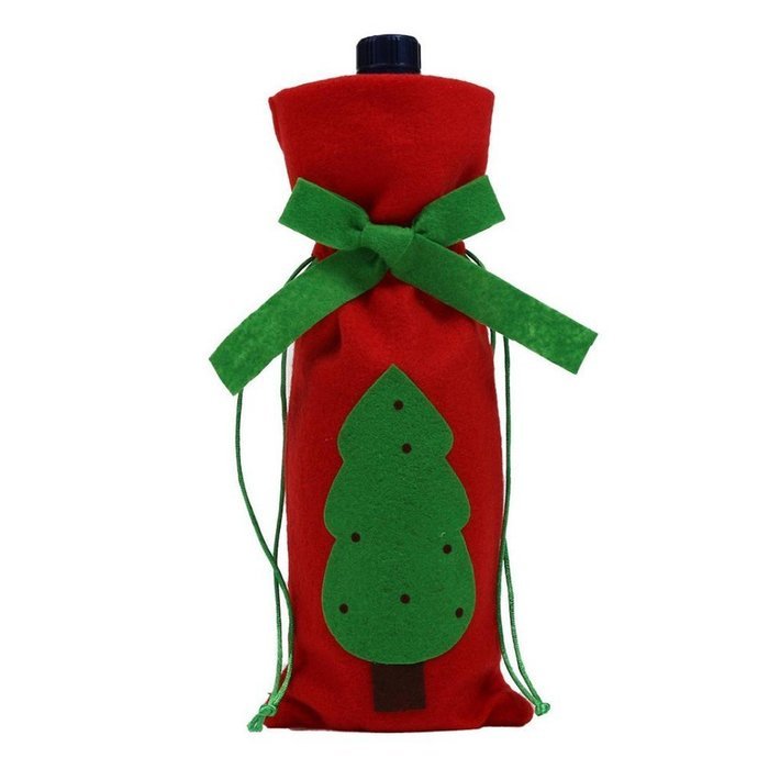 Tie Bottle Sets,Morecome Decor Santa Reindeer Tree Christmas Bottle Cover (C) N2