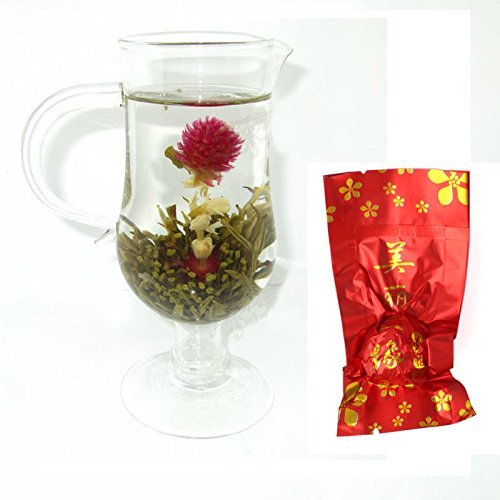 Shuxen(TM) 20 X Different Handmade New Designed Beautiful Blooming Flower Green Tea Ball #48430 N5
