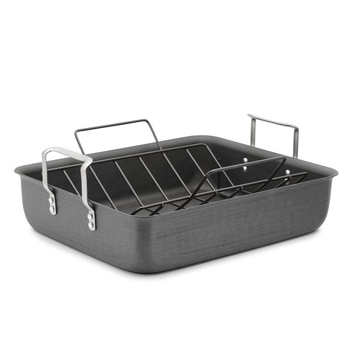 Calphalon Classic Hard Anodized 16-Inch Roasting Pan with Nonstick Rack N5